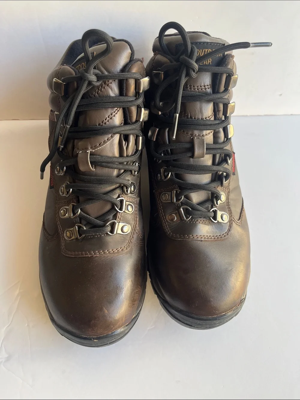 Men's Brown Waterproof Leather Hiking Boots